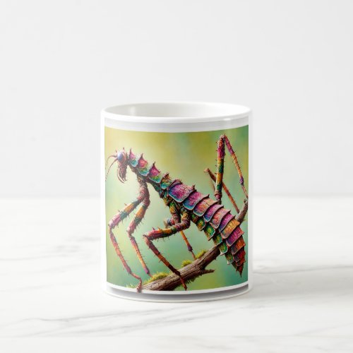Walkingstick Insect 070724IREF125 _ Watercolor Coffee Mug
