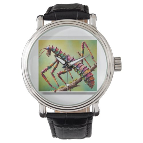 Walkingstick Insect 070724IREF125 _ Watercolor Watch