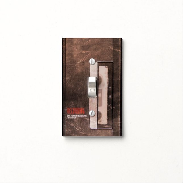 Walkman Light Switch Cover (In Situ)