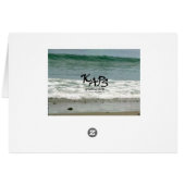 Walks on the Beach Cards (Back Horizontal)