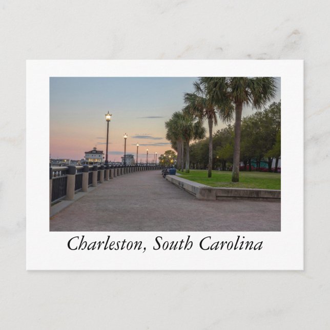 Walkway at Charleston, South Carolina Postcard (Front)