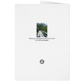 "Walkway, Green Mountain National Forest" Cards (Back)