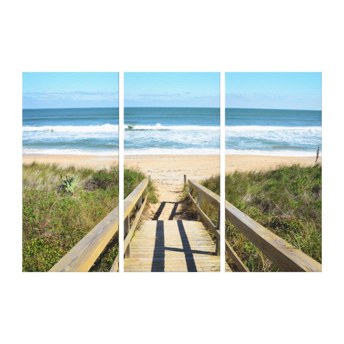 Walkway To The Beach Canvas Print