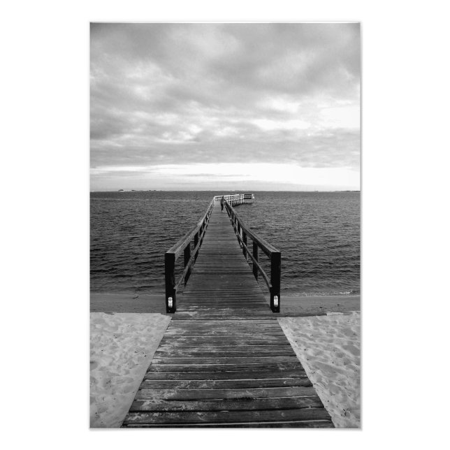 Walkway to the river photo print (Front)