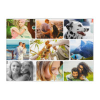 Wall Acrylic Print Your 9 Photos Collage
