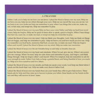 Wall art-A Prayer Faux Canvas Print