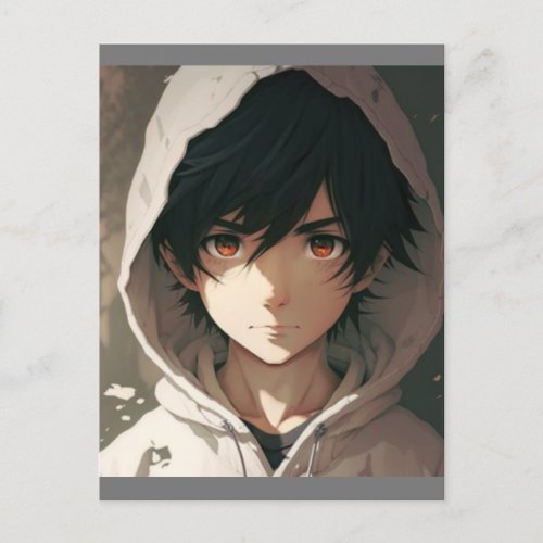 wall art Anime Boy Posters  Postcard