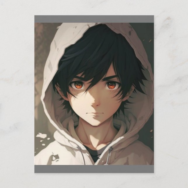 wall art Anime Boy Posters  Postcard (Front)