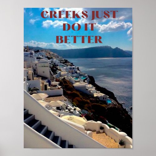 Wall art at its best GREEKS DO IT BETTER