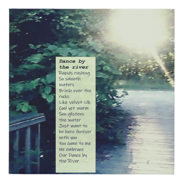 Wall art canvas 'Dance by the river (Front)