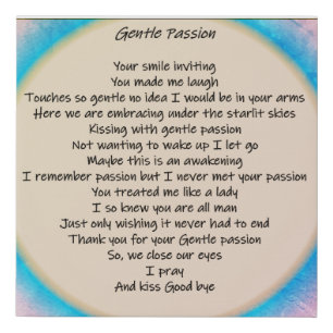 Wall art canvas ' Gentle Passion
