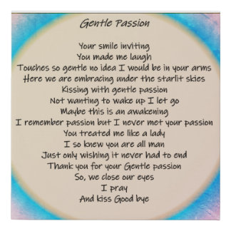 Wall art canvas ' Gentle Passion