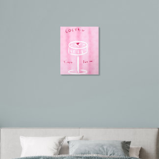 Wall art cocktail print acrylic photo tile