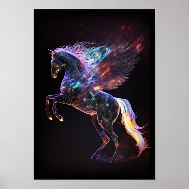 Wall Art „Cosmic Pegasus” (Front)