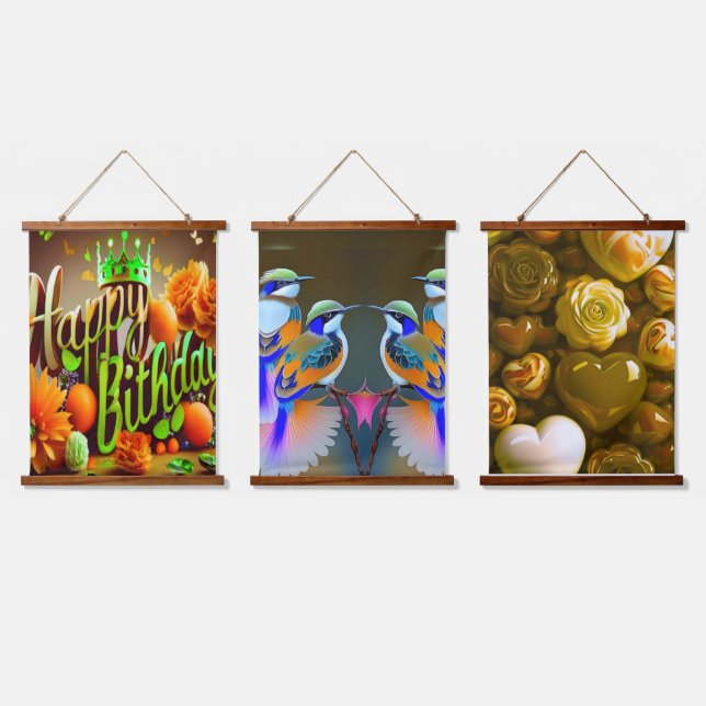 Wall Art  Décor  Tapestries (Triple)