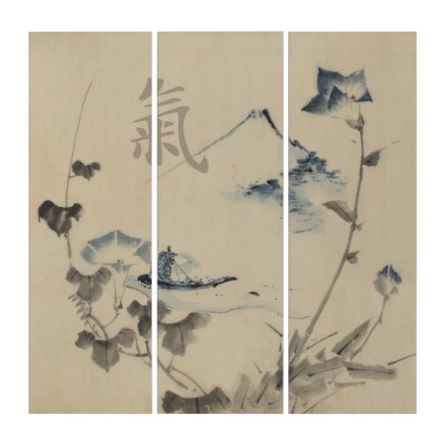 Wall Art Eighteenth Century Japanese Triptych