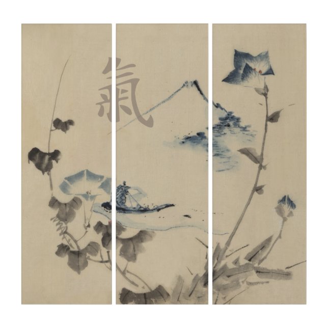 Wall Art Eighteenth Century Japanese Triptych (Front)