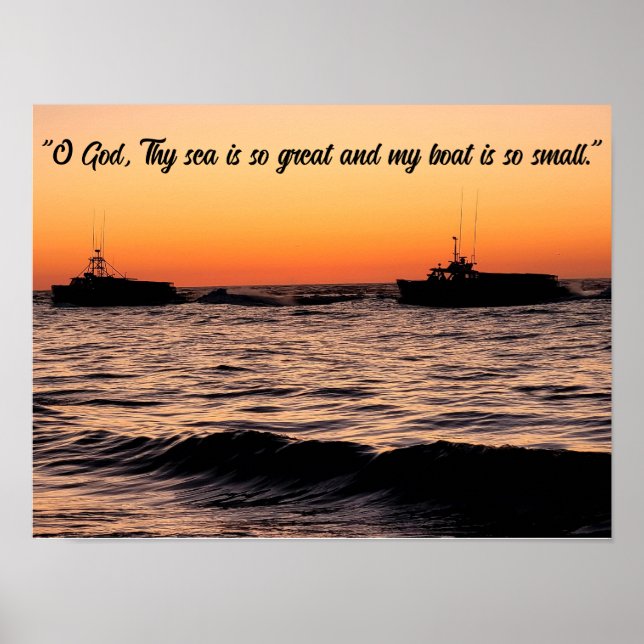 Wall Art Fishermen's Prayer (Front)