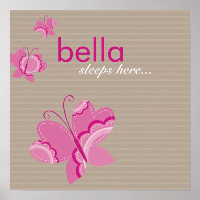 WALL ART :: flutterby butterfly 5 (Front)