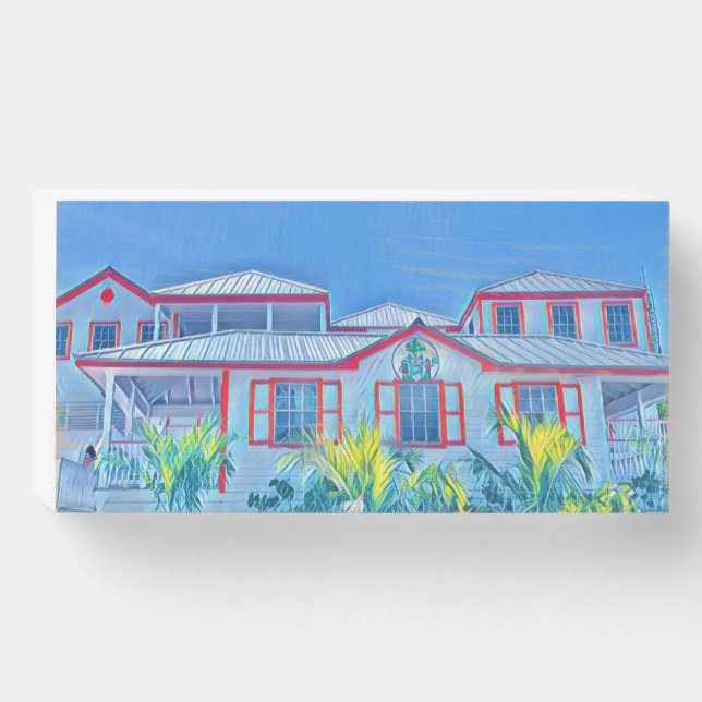 Wall Art- Hope Town Primary School- 2021 Wooden Box Sign (Front Horizontal)