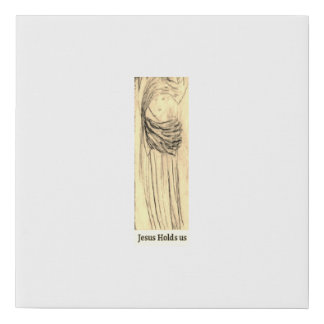 Wall Art " Jesus holds us " print