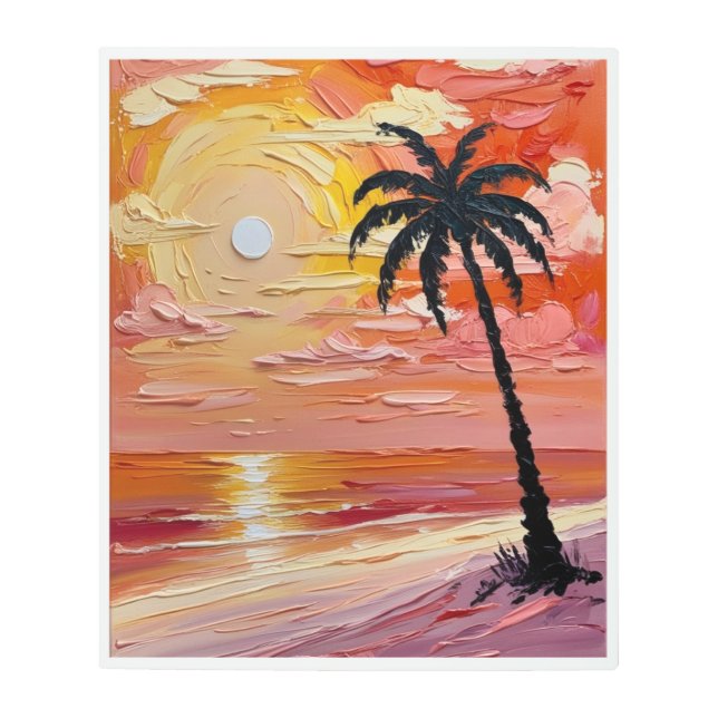 Wall Art Metal - The Magic Of Sunset (Front)