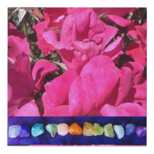 Wall art : new Jerusalem rocks and roses "