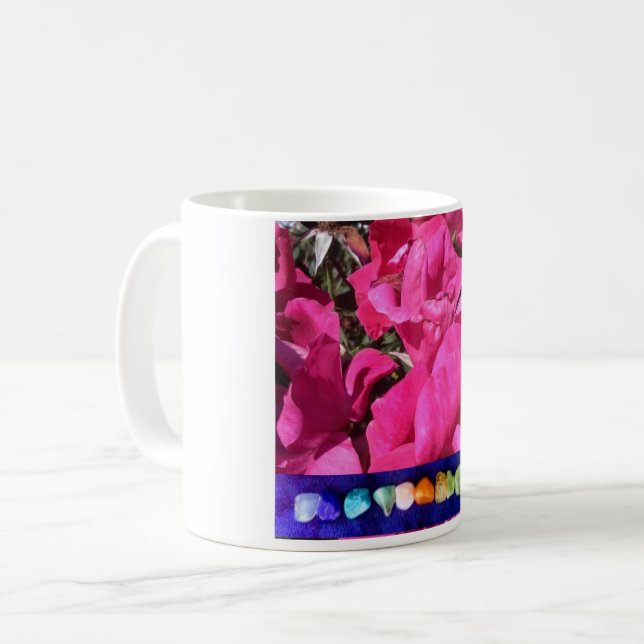 Wall art : new Jerusalem rocks and roses " Coffee Mug (Front Left)