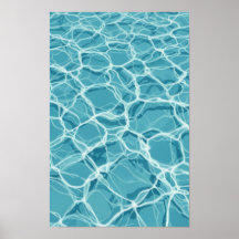 Wall art. Pool water.