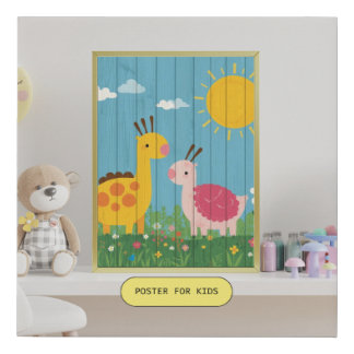 Wall Art Poster – Colorful Nursery 