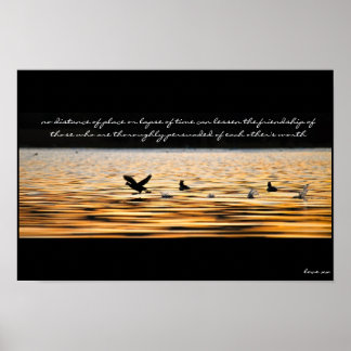 Wall Art Poster -  Friendship Quote - Love Quote -