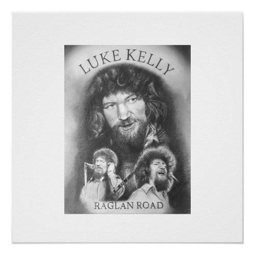 Wall Art Print of Luke Kelly