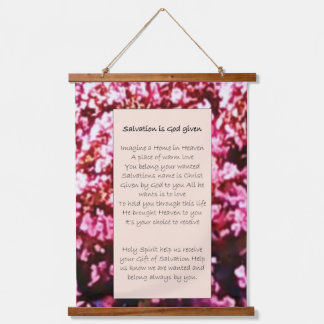 Wall Art Scroll "Salvation is God Given "