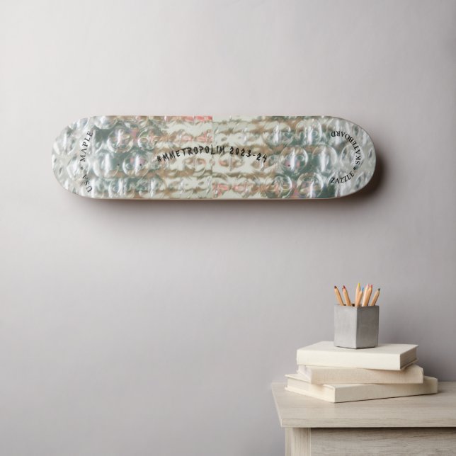 Wall Art Skateboard 7 3/4 to 8 1/2 / MMetropolim  (Wall Art (Horz))