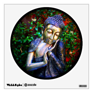 wall art | Sleeping Buddha Circle Decal