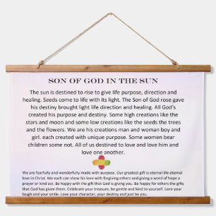 Wall art Son of God in the Sun