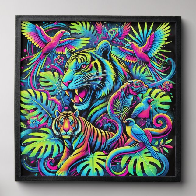 Wall art: Wild and Bright Peel And Stick Photo Tile (Front Set)