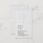 Wall Backgorund Vertical Modern Style Professional Business Card (Front/Back)