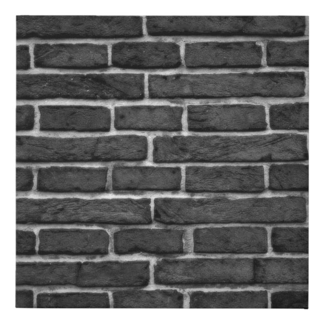 Wall brick brick wall building faux canvas print (Front)