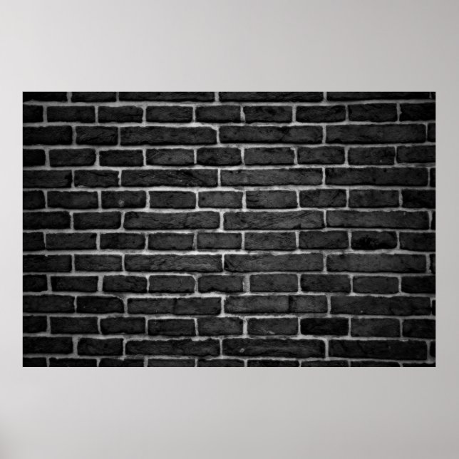 Wall brick brick wall building poster (Front)