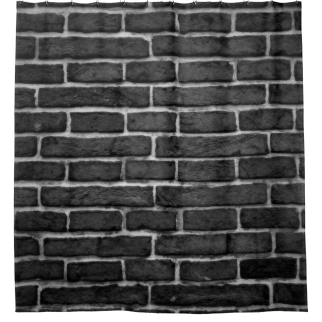 Wall brick brick wall building shower curtain (Front)