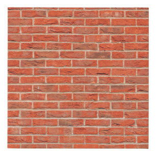 Wall brick wall texture faux canvas print