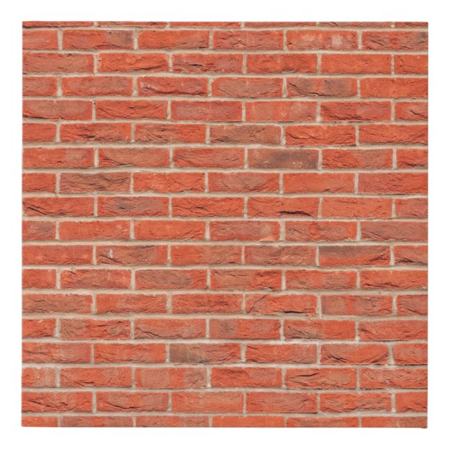 Wall brick wall texture faux canvas print (Front)