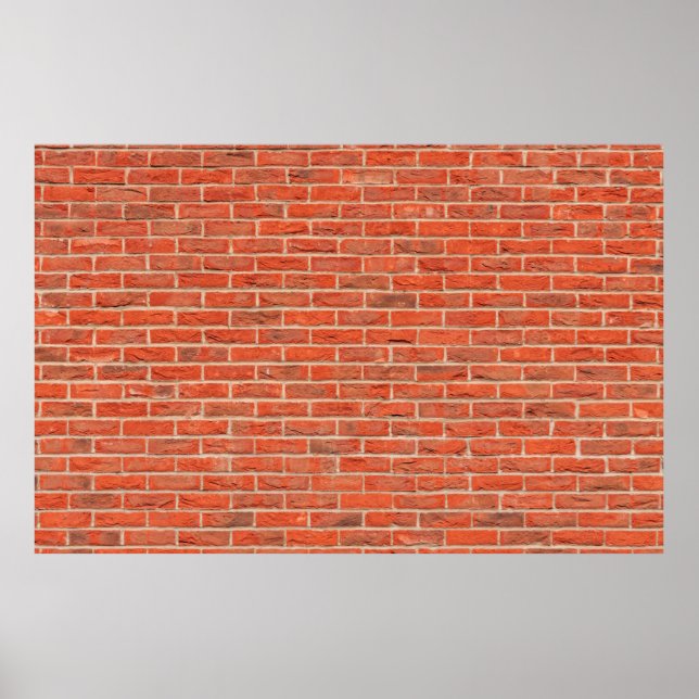 Wall brick wall texture poster (Front)