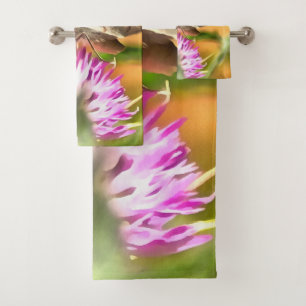 Wall Brown Butterfly Lasiommata megera Painting Bath Towel Set