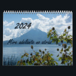 Wall Calendar 2024 with Spanish Bible Verses<br><div class="desc">2024 12 months Wall Calendar in Spanish with beautiful Nature Landscapes and Bible verses will encourage you every month. The bible verses are fitting into the theme of the year 2024: "Mire adelante no atrás", (Look ahead not back). The photos are different beautiful places in Switzerland, Guatemala, Canada, United States,...</div>