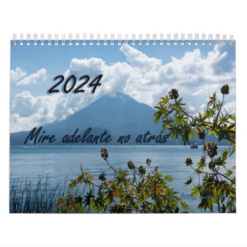 Wall Calendar 2024 with Spanish Bible Verses