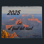 Wall Calendar 2025 with Spanish Bible Verses<br><div class="desc">2025 12 months Wall Calendar in Spanish with beautiful Nature Landscape Photos and Bible verses will encourage you every month. The bible verses are fitting into the theme of the year 2025: " Luz al final del túnel”, (Light at the end of the tunnel). The photos are from different beautiful...</div>