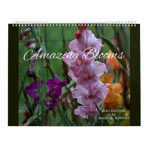 Wall Calendar Amazing Flower Blooms