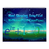 Wall Calendar Beautiful Math Equations